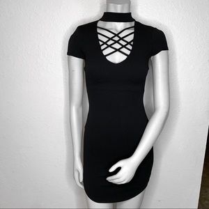 Fashion Nova | Choker Black Party Dress